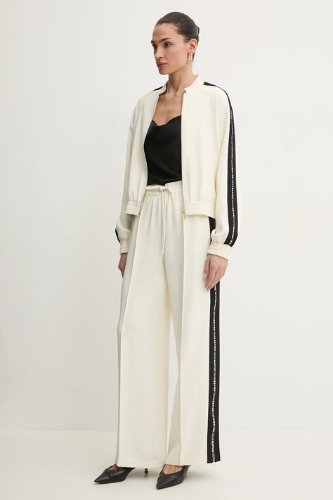 Twinset trening femei, culoarea bej, 251TP2326