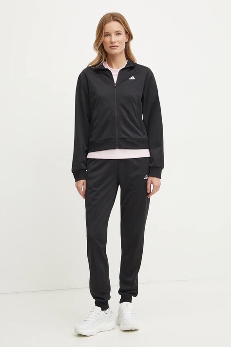 Спортивный костюм adidas Feelcozy женский цвет чёрный JD4475