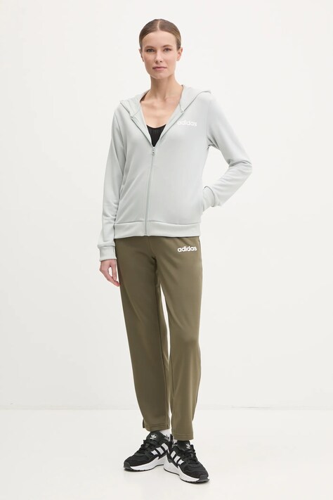 Спортивный костюм adidas LINEAR TS женский цвет серый JD2697