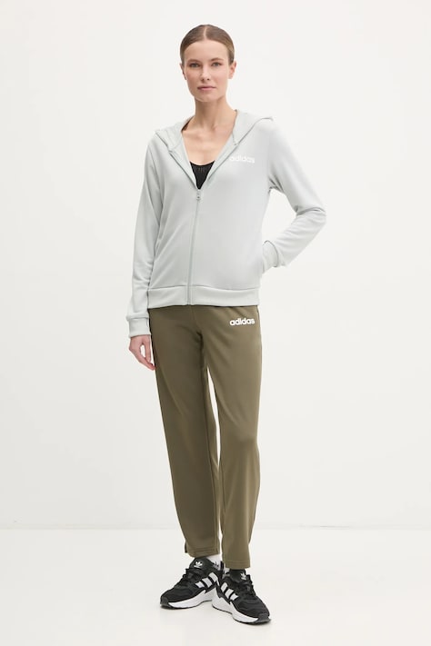 adidas trening LINEAR TS femei, culoarea gri, JD2697