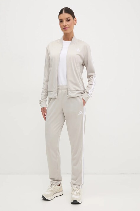 adidas dres 3-Stripes damski kolor szary JD2686