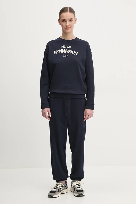 EA7 Emporio Armani trening femei, culoarea albastru marin, AF12473.7W000488