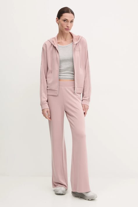 Tepláková súprava EA7 Emporio Armani dámska, ružová farba, AF12643.7W000119