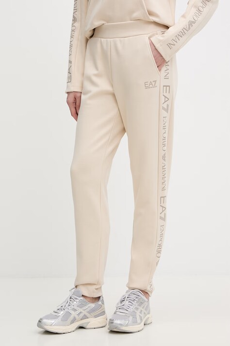 EA7 Emporio Armani трикотажний комплект жіночий — SS25-DKD01M, бежевий — фото 3
