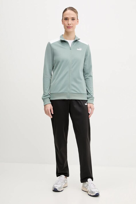 Puma trening femei, culoarea verde, 685075