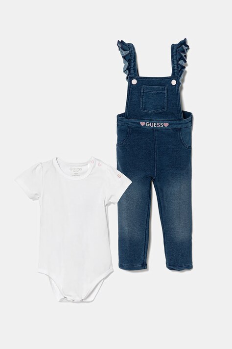 Guess compleu bebe culoarea alb, A5RG02 K6YW4
