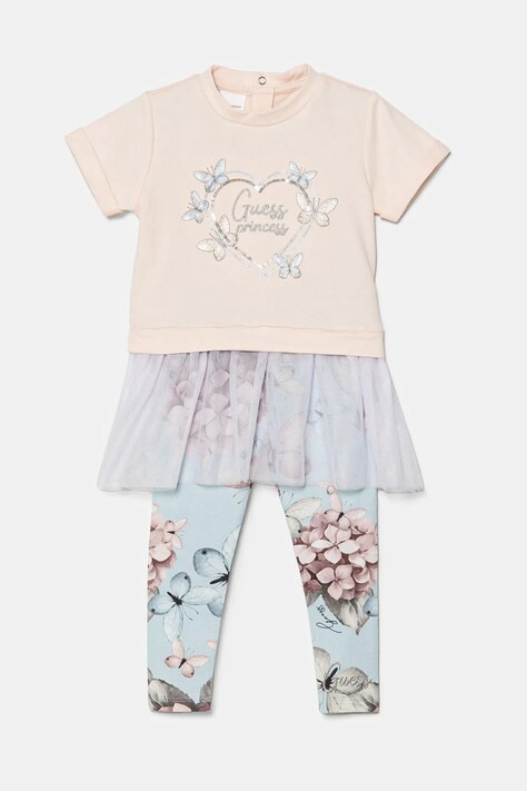 Guess compleu bebe culoarea roz, A5RG17 KAN04