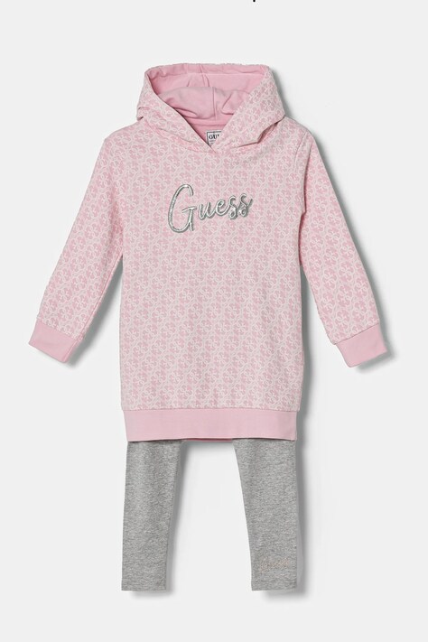 Detská súprava Guess ružová farba, K5RG01 KA6R4