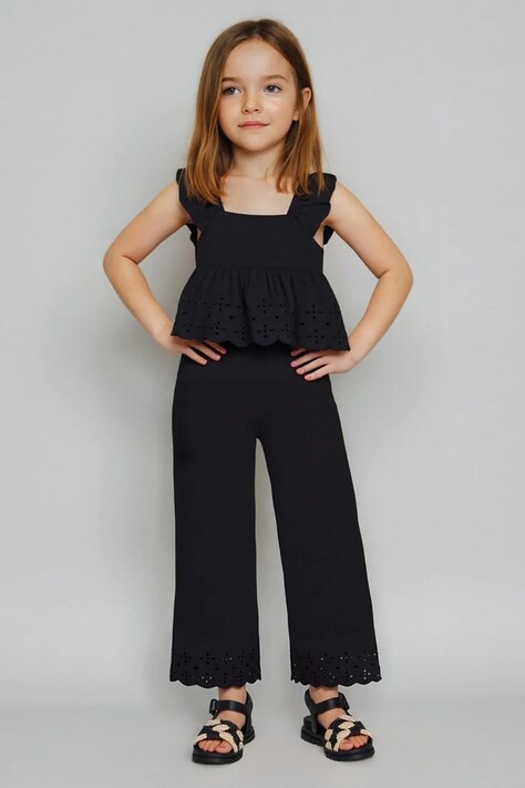 Mayoral set de bumbac pentru copii culoarea negru, 3561