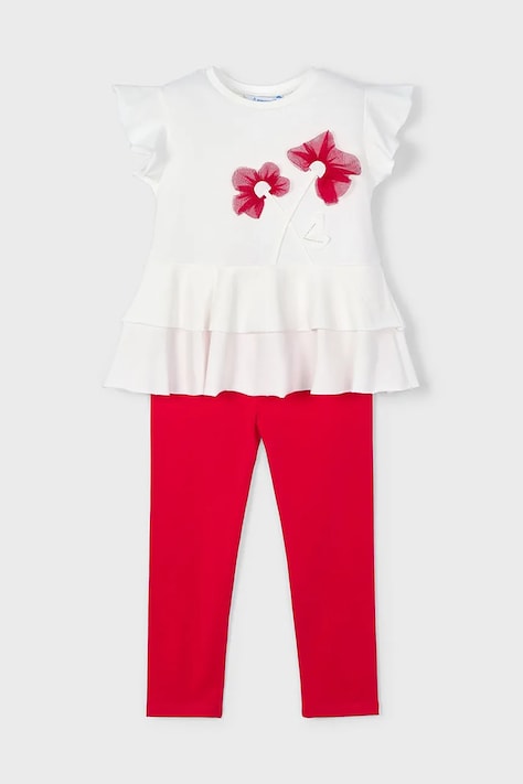 Dětská bavlněná souprava Mayoral červená barva, 3704