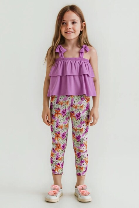 Mayoral set de bumbac pentru copii culoarea roz, 3710