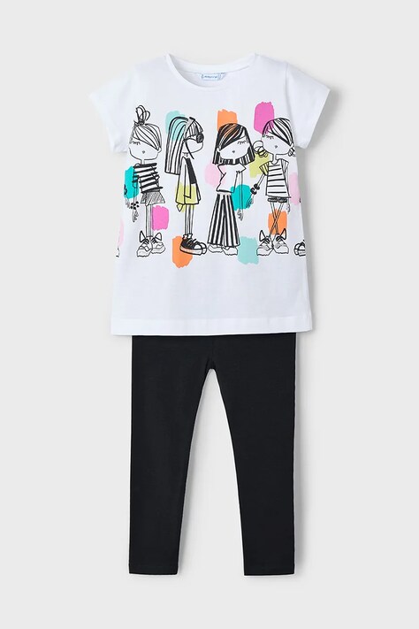 Dětská bavlněná souprava Mayoral šedá barva, 3713