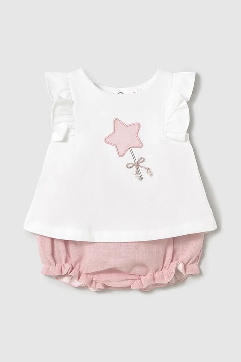 Mayoral Newborn compleu bebe culoarea roz, 1255