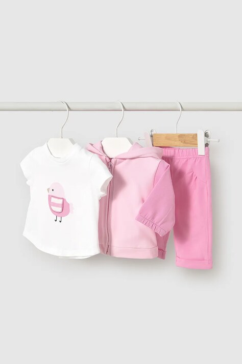 Mayoral Newborn compleu bebe culoarea roz, 1878