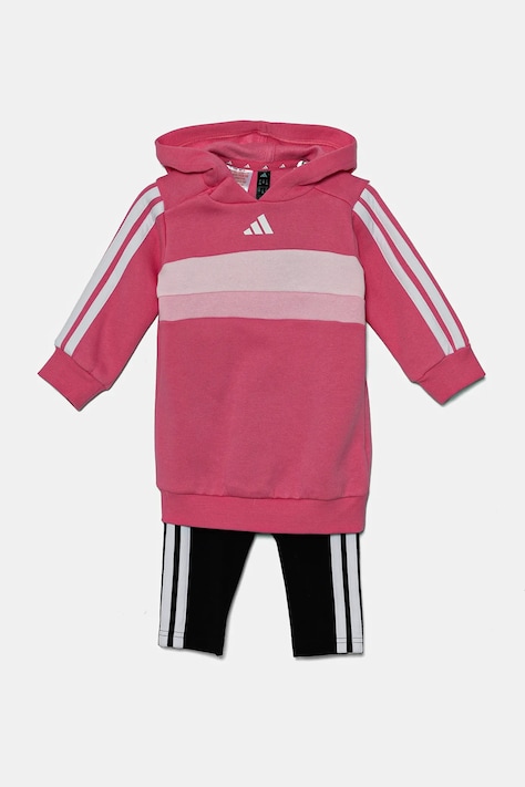 adidas komplet dziecięcy kolor różowy JC7501