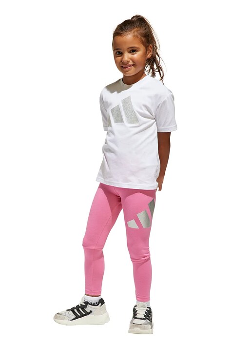 adidas compleu copii culoarea alb, JC7524