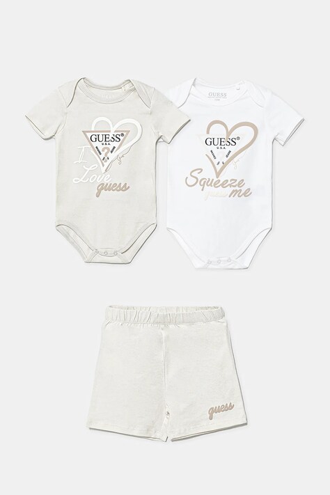Guess compleu bebe culoarea bej, H5GW04 K6YW1