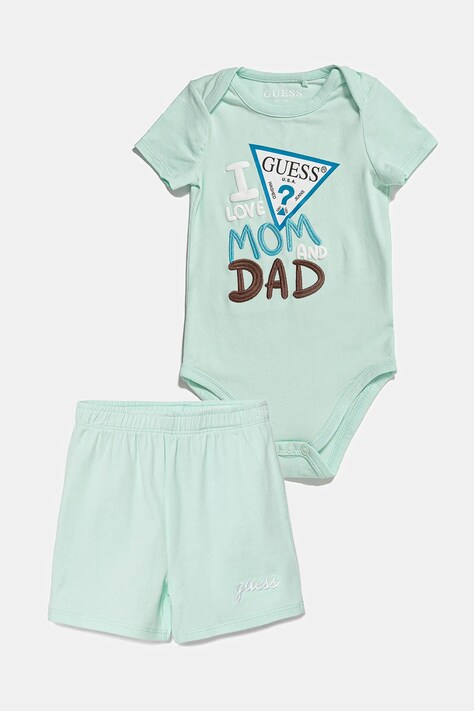 Guess compleu bebe culoarea turcoaz, H5GW08 K6YW0