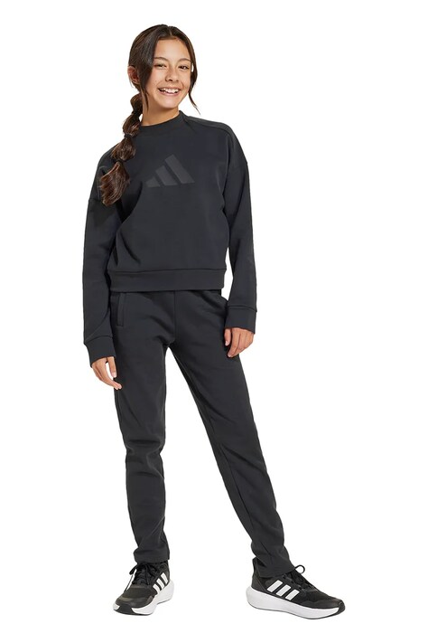 Παιδική φόρμα adidas χρώμα: μαύρο, JJ4799