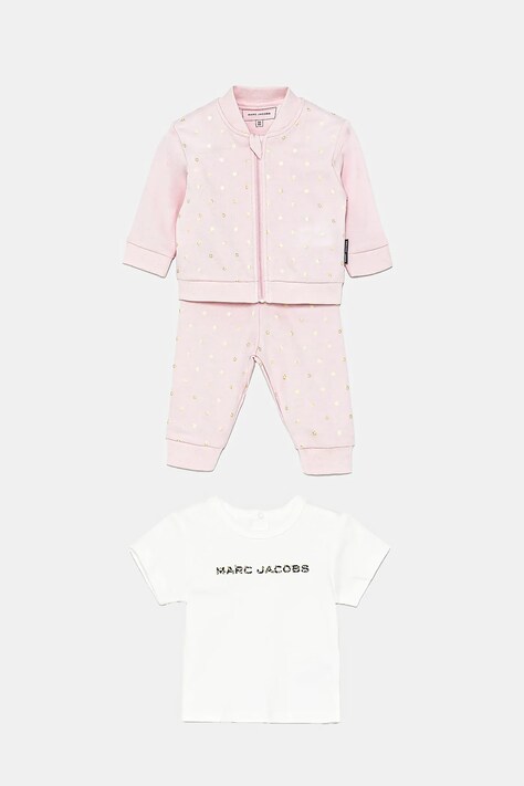 Marc Jacobs compleu bebe culoarea roz, W60512