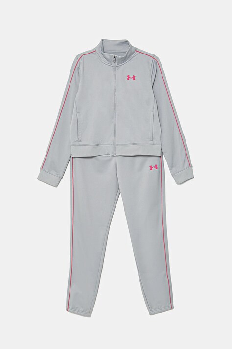Παιδική φόρμα Under Armour Icon Knit Crop Tracksuit χρώμα: γκρι, 1386528