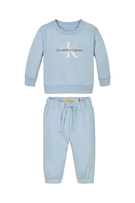 Детски анцуг Calvin Klein Jeans в синьо IN0IN00017