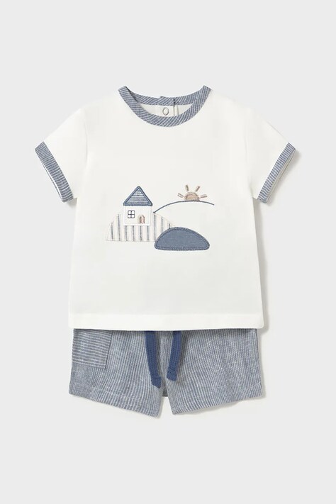 Детский комплект с примесью льна Mayoral Newborn 1207