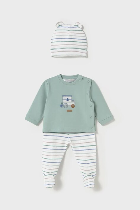 Комплект за бебета Mayoral Newborn в тюркоазено 1557