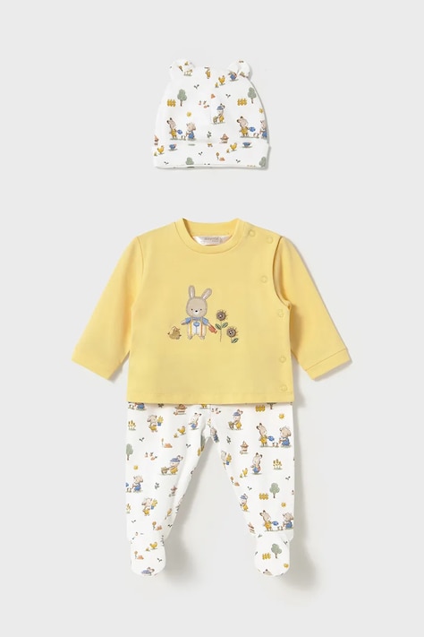 Комплект для немовлят Mayoral Newborn колір жовтий 1557