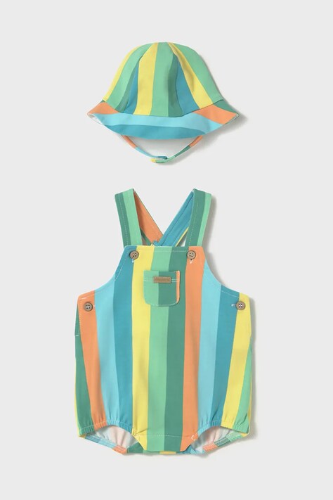 Mayoral Newborn set de bumbac pentru bebelusi culoarea verde, 1613