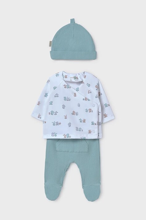 Комплект для младенцев Mayoral Newborn цвет бирюзовый 9906