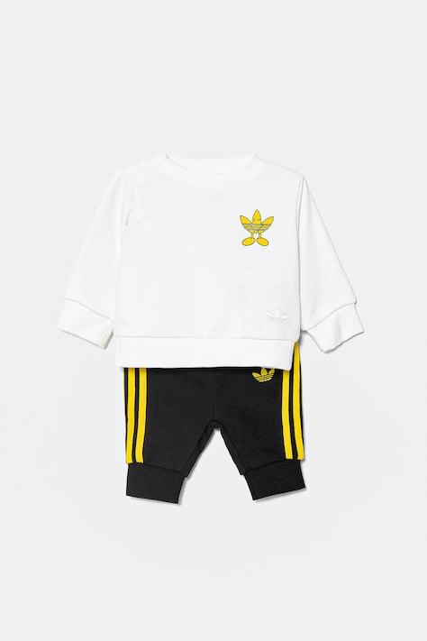 Tepláková súprava pre bábätká adidas Originals biela farba, JD0475