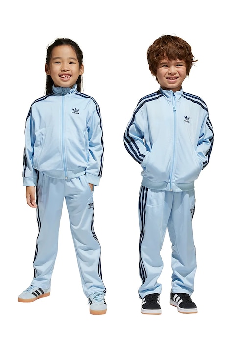 Dětská tepláková souprava adidas Originals modrá barva, JC9153