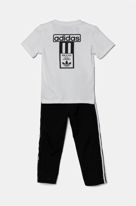 Детски анцуг adidas Originals в бяло JC7864