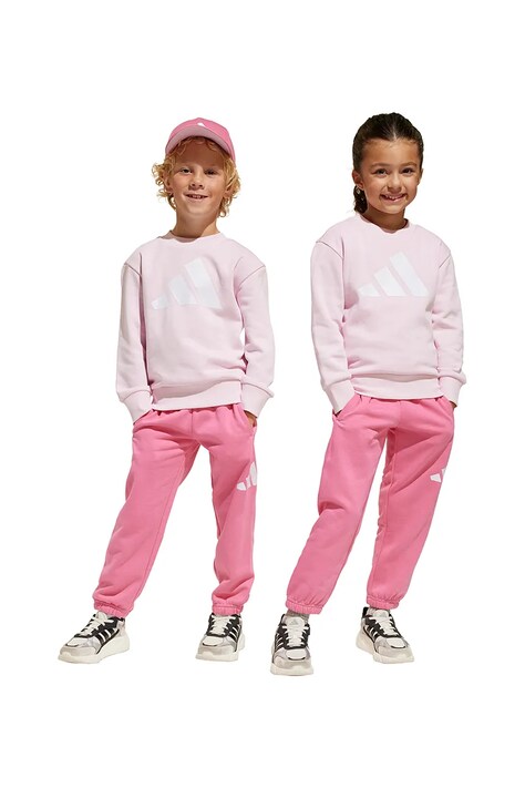 Dětská tepláková souprava adidas fialová barva, JE1375