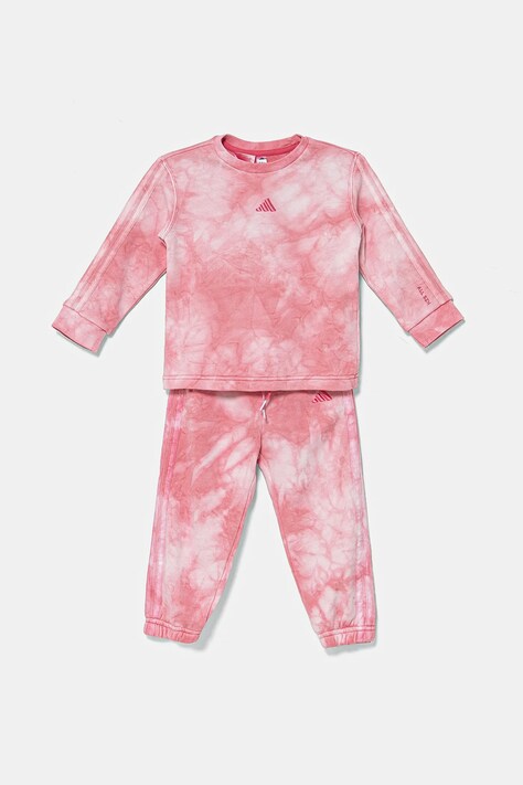 Dětská tepláková souprava adidas růžová barva, JC6152