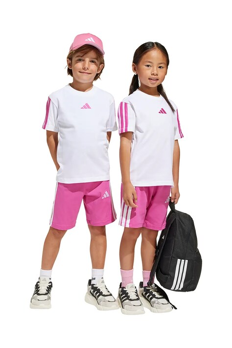 adidas set de bumbac pentru copii culoarea alb, JC9620