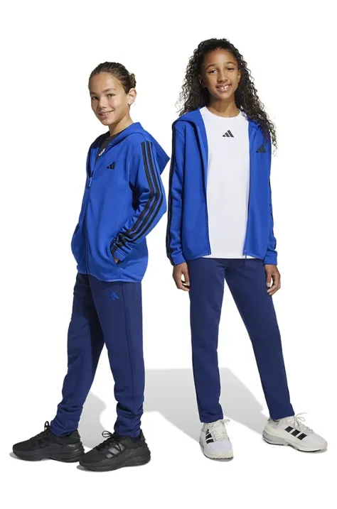 adidas tuta per bambini colore blu JE0311