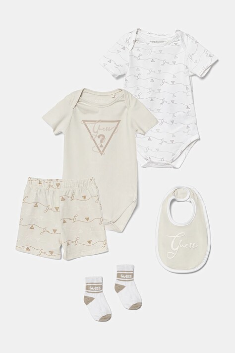 Guess compleu bebe culoarea bej, H5GW03 K6YW1
