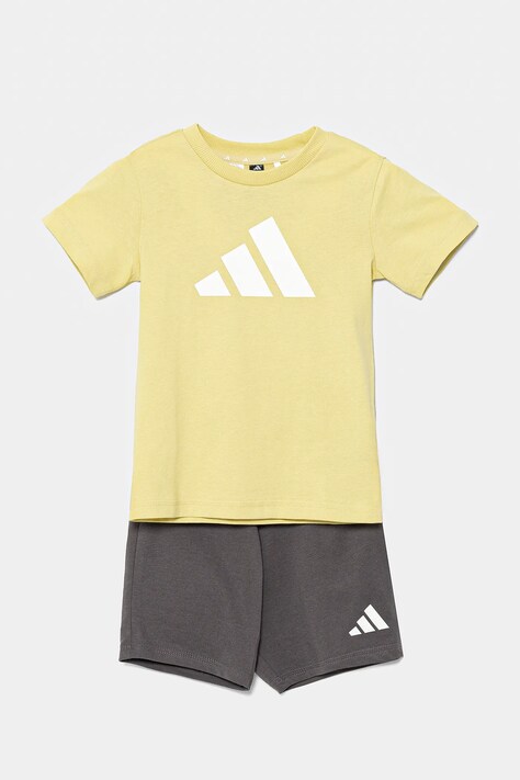 Детский хлопковый комплект adidas цвет жёлтый JC9640