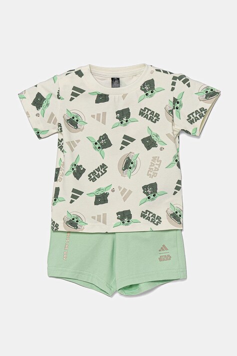 adidas compleu copii x Star Wars culoarea verde, JF3628