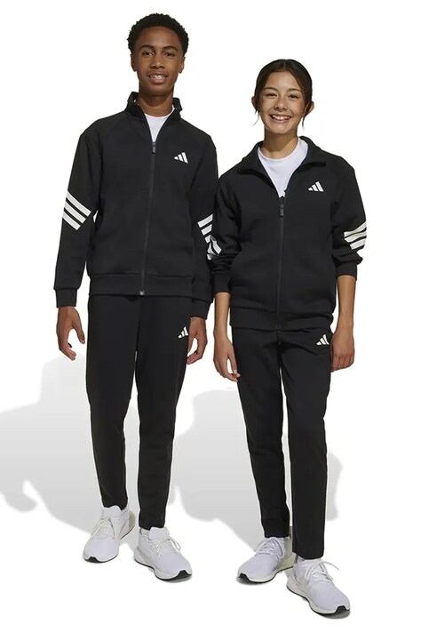 Dětská tepláková souprava adidas černá barva, JC7535