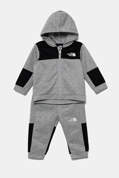 Бебешки анцуг The North Face BABY EASY FZ SET в сиво NF0A877HDYX1