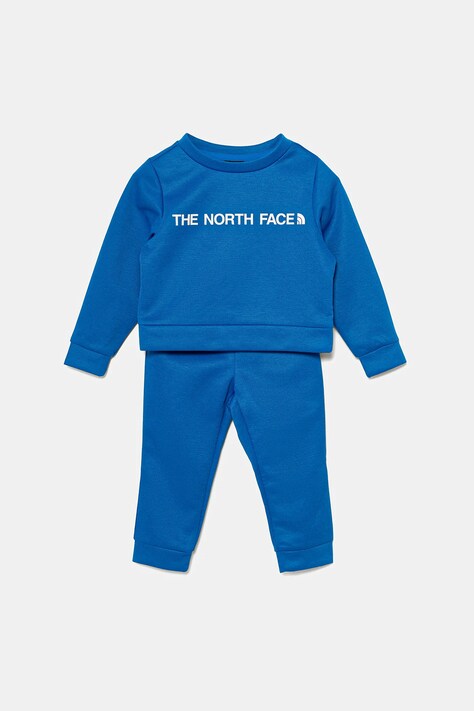 Dětská tepláková souprava The North Face KID POLY SET modrá barva, NF0A89H3T4S1