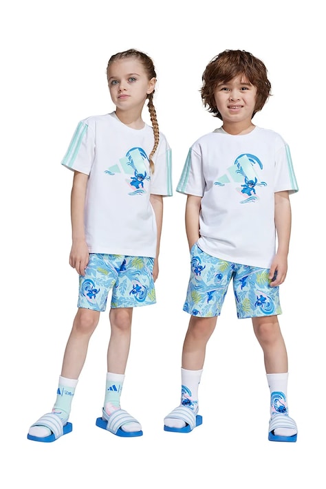 adidas komplet dziecięcy kolor biały JF3659