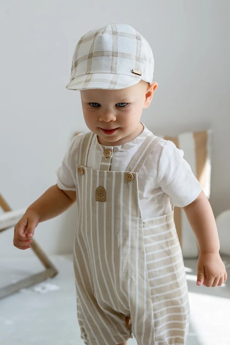 Jamiks set de lenjerie pentru copii PINAT II culoarea bej, JLH189
