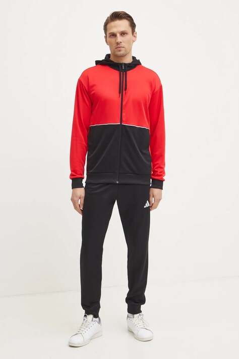 Φόρμα adidas DK TT TS χρώμα: κόκκινο, JI8891