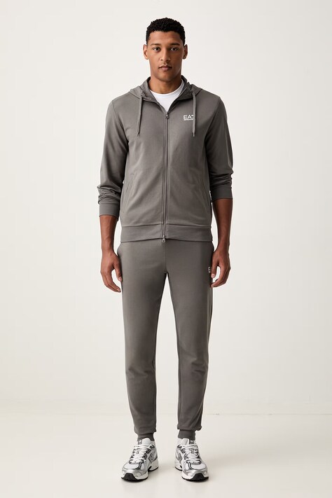 EA7 Emporio Armani σετ φόρμας ανδρικό βαμβακερό γκρί PJVRZ.8NPV63