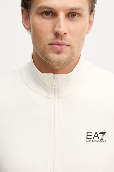 EA7 Emporio Armani трикотажний комплект чоловічий бавовняний — SS25-DKM019, бежевий — фото 5