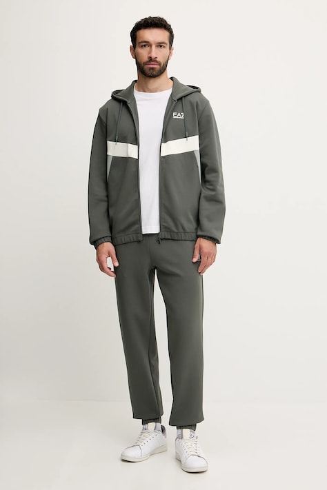 Спортивный костюм EA7 Emporio Armani цвет зелёный AF12660.7M000283